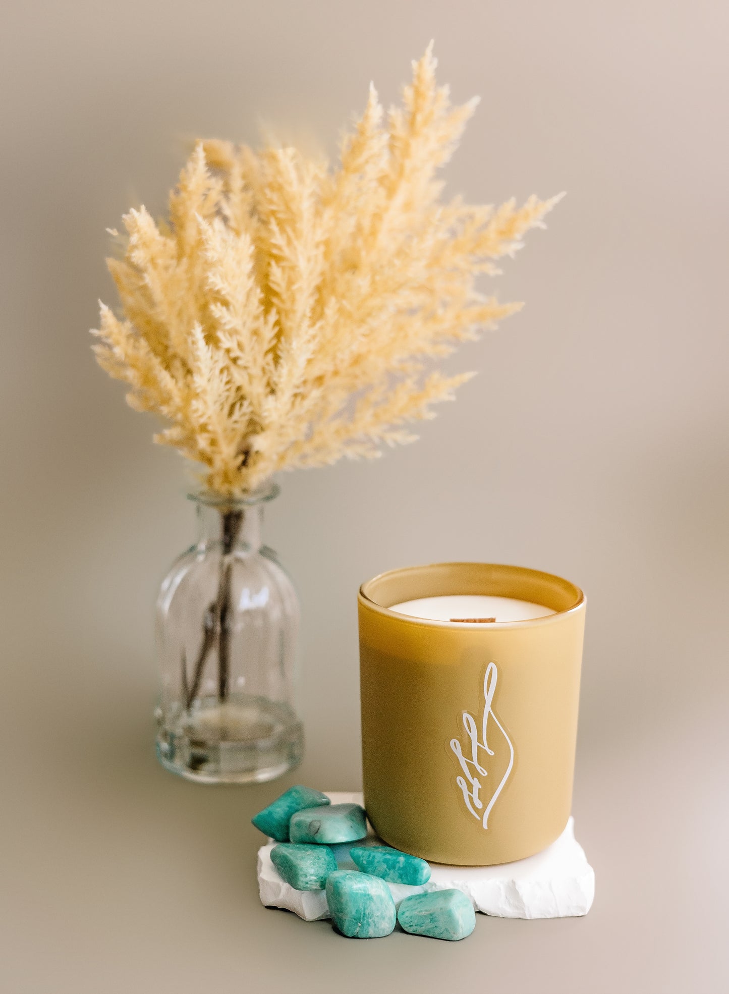 Hope | Amazonite Crystal Infused Candle