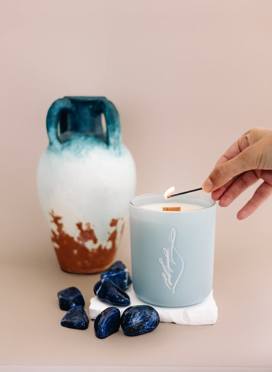 Empowerment | Sodalite Crystal Infused Candle